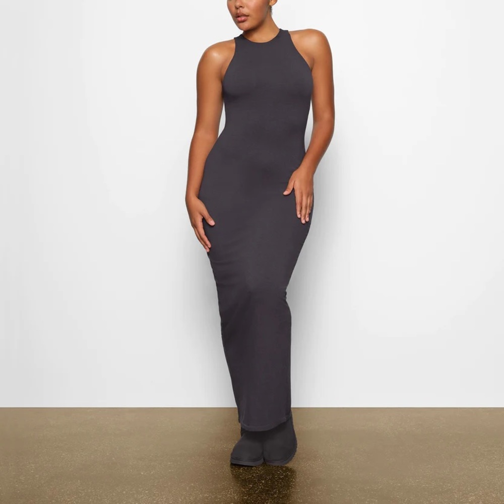Skims Outdoor Tank Dress Small S Ash